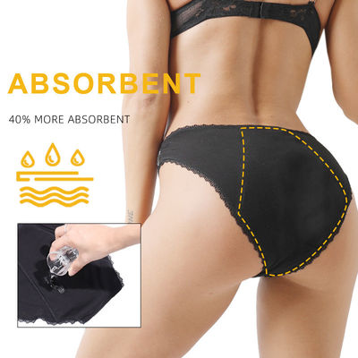 Sexy Reusable Leak Proof Underwear Menstrual Women Bamboo Viscose Underwear